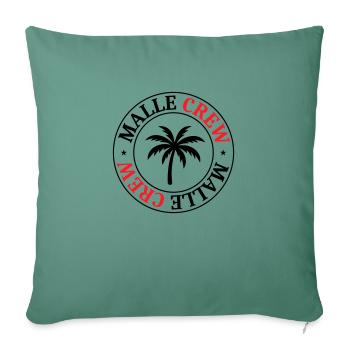 Malle Crew Palm - Housse de coussin décorative 45 x 45 cm - vert sapin - Devant