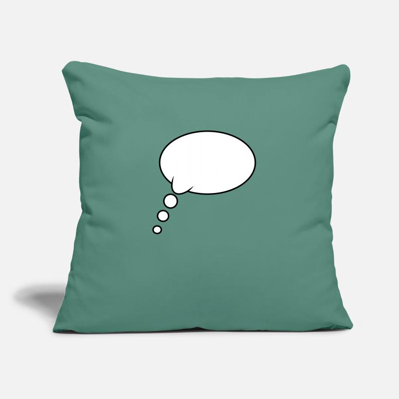 Pensée : Bubble Design Housse de coussin décorative 45 x 45 cm