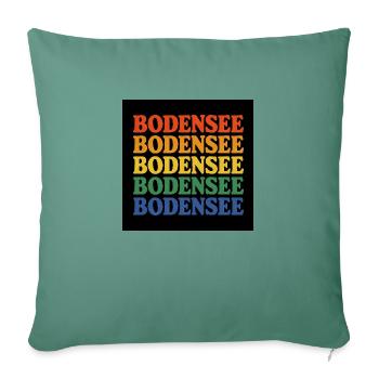 Lake Constance the lake - Sofa pillowcase 17,3'' x 17,3'' (45 x 45 cm) - cypress green - Front