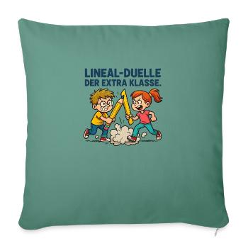 Ruler Duels - Sofa pillowcase 17,3'' x 17,3'' (45 x 45 cm) - cypress green - Front