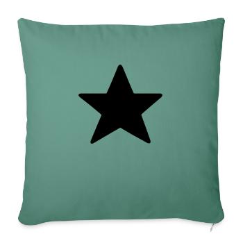 star - Sofa pillowcase 17,3'' x 17,3'' (45 x 45 cm) - cypress green - Front