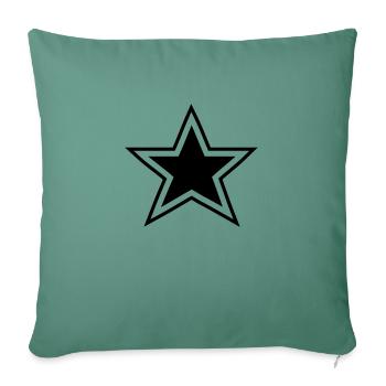 star - Sofa pillowcase 17,3'' x 17,3'' (45 x 45 cm) - cypress green - Front