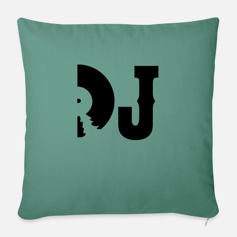 dj - Sofakissenbezug 45 x 45 cm - Tanngrün
