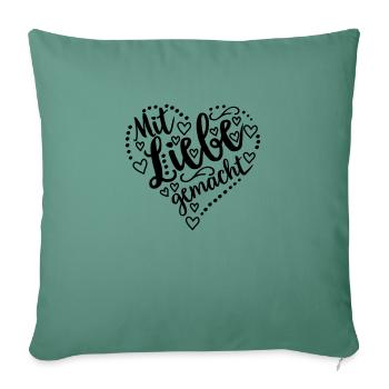 Bébé - Housse de coussin décorative 45 x 45 cm - vert sapin - Devant