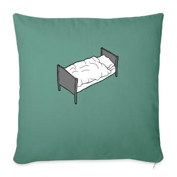 Bettgestell Schlafzimmer Möbel - Sofakissenbezug 45 x 45 cm - Tanngrün - Vorne
