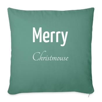 Beards Croos Cat Funny Quote Wisdom Happy Fun - Sofa pillowcase 17,3'' x 17,3'' (45 x 45 cm) - cypress green - Front