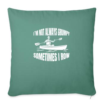 Rower Saying Rower Funny Rowing Club Rowing - Sofa pillowcase 17,3'' x 17,3'' (45 x 45 cm) - cypress green - Front