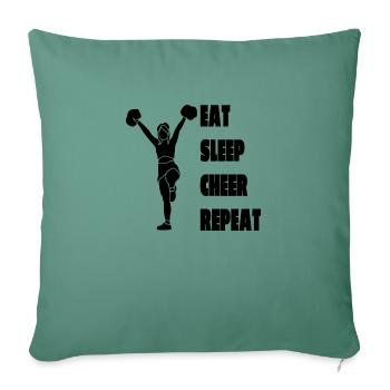 Cheerleader Cheerleader Girls Cheerleading - Sofa pillowcase 17,3'' x 17,3'' (45 x 45 cm) - cypress green - Front