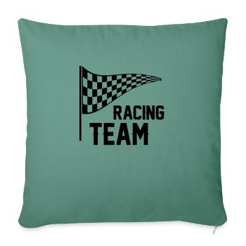 Racing Team - Sofa pillowcase 17,3'' x 17,3'' (45 x 45 cm) - cypress green - Front