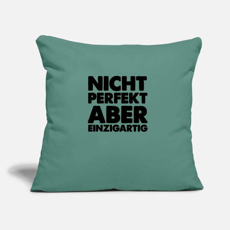 nicht perfekt aber einzigartig Sofakissenbezug 45 x 45 cm