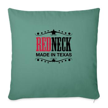 redneck_f2 - Sofa pillowcase 17,3'' x 17,3'' (45 x 45 cm) - cypress green - Front