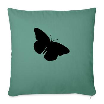 Schmetterling Natur Schmetterlinge Vektor 3 - Sofakissenbezug 45 x 45 cm - Tanngrün - Vorne