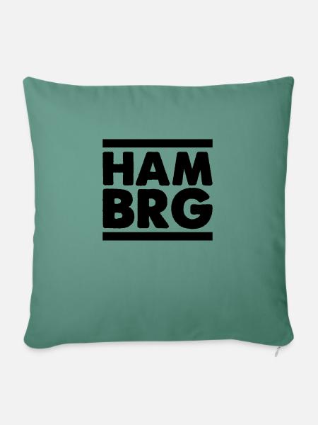 hamburg - Sofakissenbezug 45 x 45 cm - Tanngrün