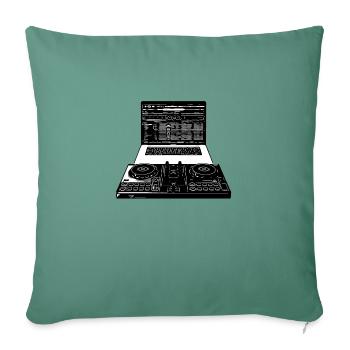 Dj Producer set - Sofa pillowcase 17,3'' x 17,3'' (45 x 45 cm) - cypress green - Front