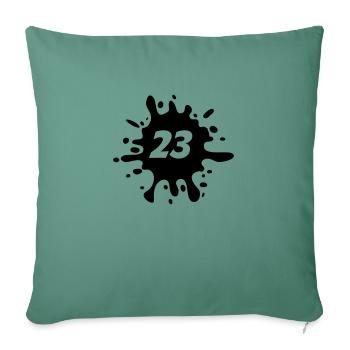 23 - Sofa pillowcase 17,3'' x 17,3'' (45 x 45 cm) - cypress green - Front