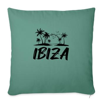 Ibiza - Sofa pillowcase 17,3'' x 17,3'' (45 x 45 cm) - cypress green - Front