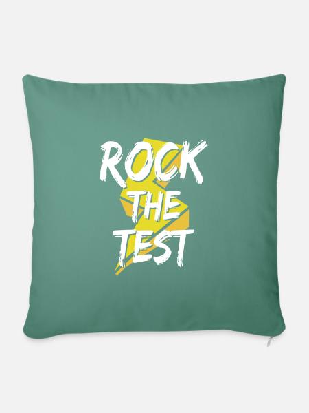 Rock den Test - Sofakissenbezug 45 x 45 cm - Tanngrün