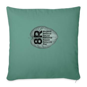 Eco Eco9 - Sofa pillowcase 17,3'' x 17,3'' (45 x 45 cm) - cypress green - Front