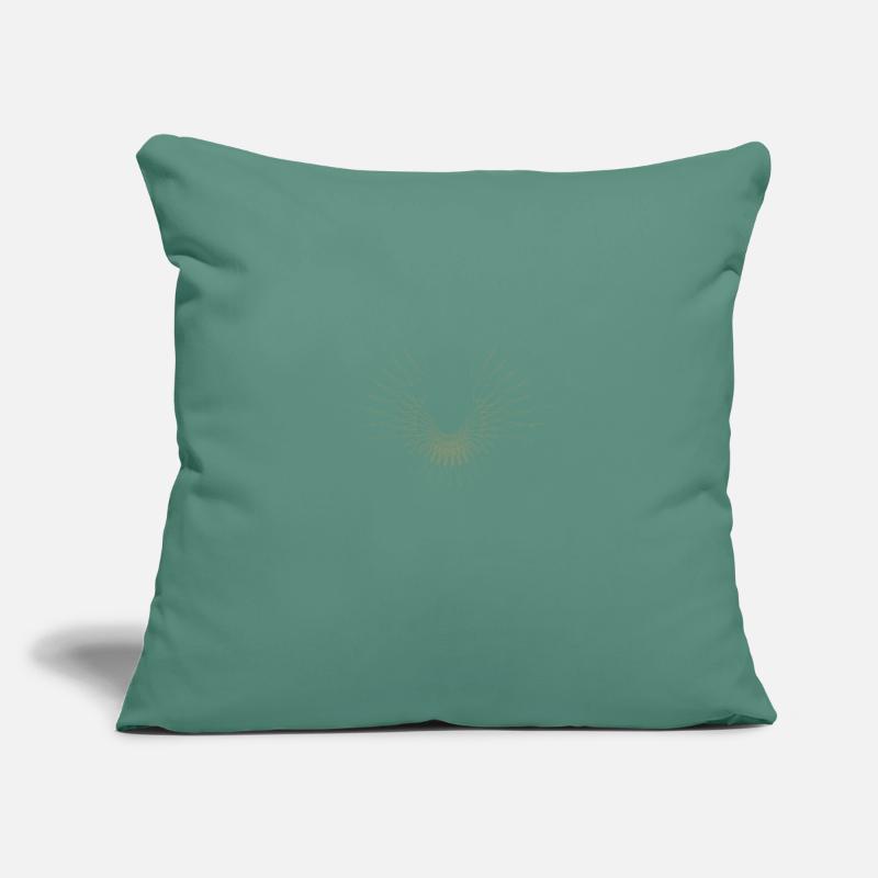 Conception de points abstraits Housse de coussin décorative 45 x 45 cm