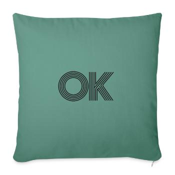 OK - Sofa pillowcase 17,3'' x 17,3'' (45 x 45 cm) - cypress green - Front