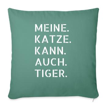 bday statement witzig meerkatze tier cool - Sofakissenbezug 45 x 45 cm - Tanngrün - Vorne