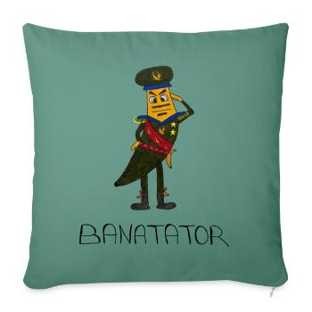 Banatator - Sofa pillowcase 17,3'' x 17,3'' (45 x 45 cm) - cypress green - Front
