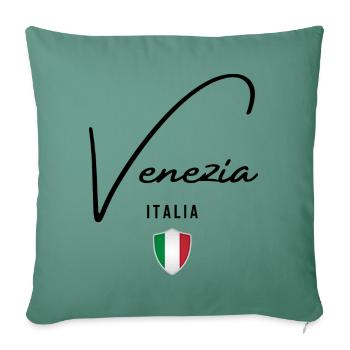 Ich liebe Venedig, Venedig Italien - Sofakissenbezug 45 x 45 cm - Tanngrün - Vorne
