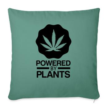 smoking - Sofa pillowcase 17,3'' x 17,3'' (45 x 45 cm) - cypress green - Front