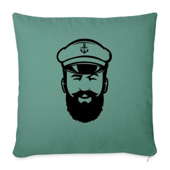 Captain - Sofakissenbezug 45 x 45 cm - Tanngrün - Vorne
