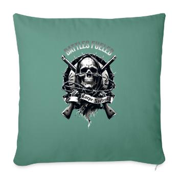 Hunter s Wrath - Sofa pillowcase 17,3'' x 17,3'' (45 x 45 cm) - cypress green - Front
