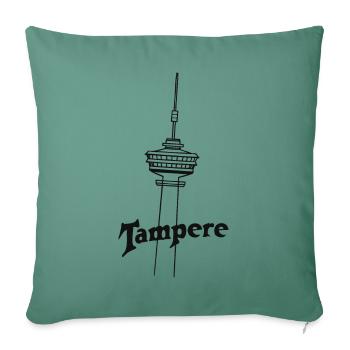 Tampere - Sofakissenbezug 45 x 45 cm - Tanngrün - Vorne
