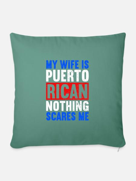 Puerto Rico - Sofakissenbezug 45 x 45 cm - Tanngrün