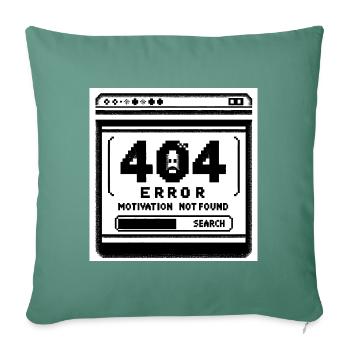 404 error - Sofa pillowcase 17,3'' x 17,3'' (45 x 45 cm) - cypress green - Front