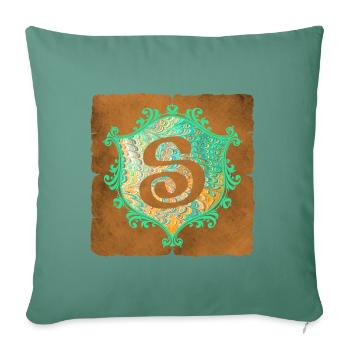 E 36 S - Sofa pillowcase 17,3'' x 17,3'' (45 x 45 cm) - cypress green - Front