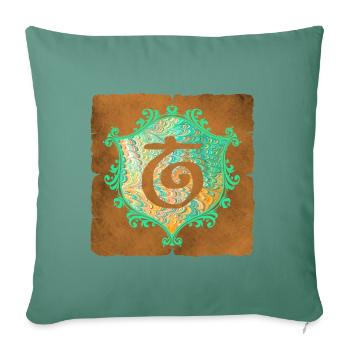 E 36 T - Sofa pillowcase 17,3'' x 17,3'' (45 x 45 cm) - cypress green - Front