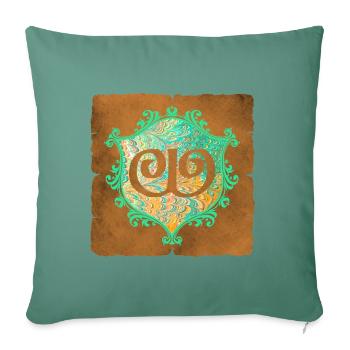 E 36 W - Sofa pillowcase 17,3'' x 17,3'' (45 x 45 cm) - cypress green - Front