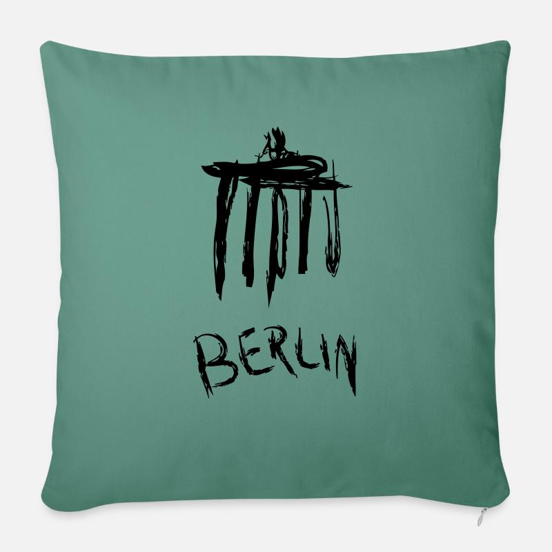 berlin - Sofakissenbezug 45 x 45 cm - Tanngrün