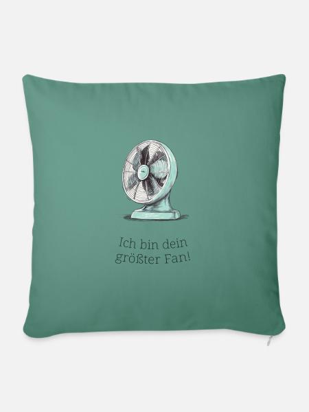 dein Fan - Sofakissenbezug 45 x 45 cm - Tanngrün