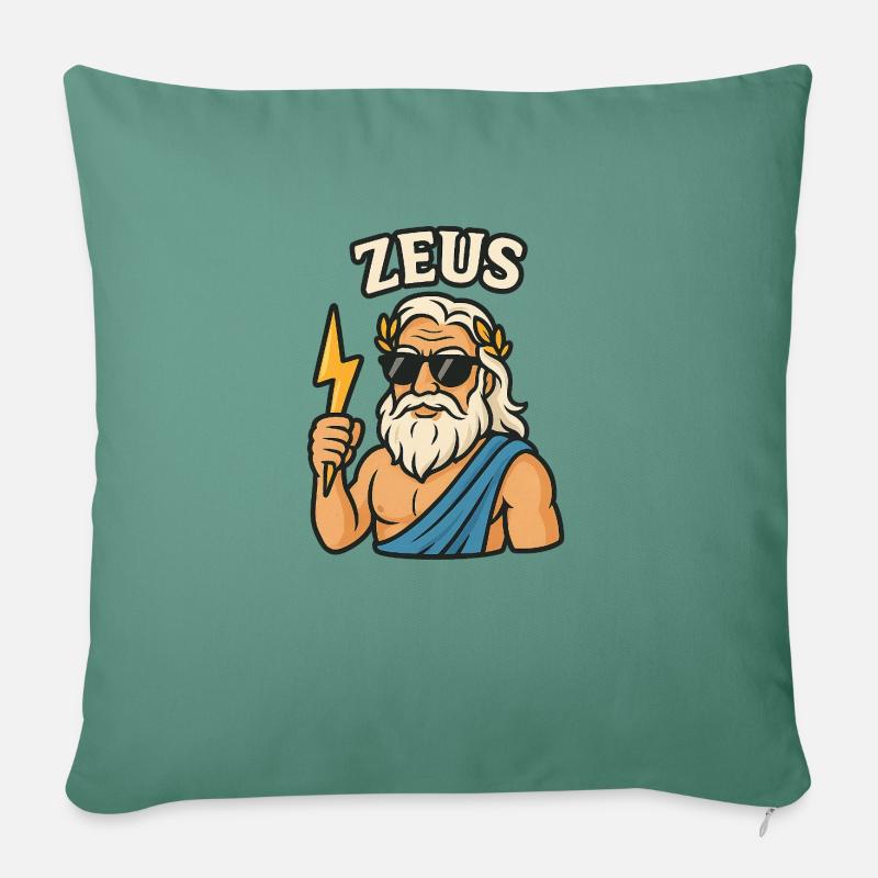 Zeus - Sofakissenbezug 45 x 45 cm - Tanngrün