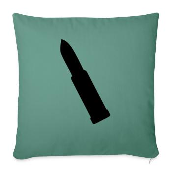 lipstick - Sofa pillowcase 17,3'' x 17,3'' (45 x 45 cm) - cypress green - Front