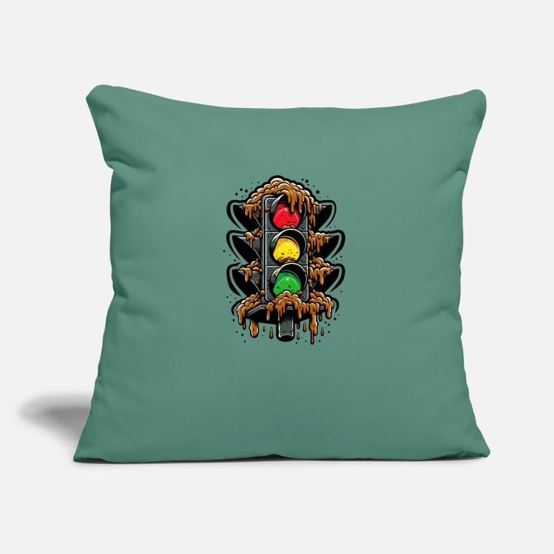 Classic German traffic light Sofa pillowcase 17,3'' x 17,3'' (45 x 45 cm)