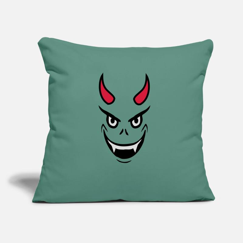 Evil Devil Face Design Sofa pillowcase 17,3'' x 17,3'' (45 x 45 cm)