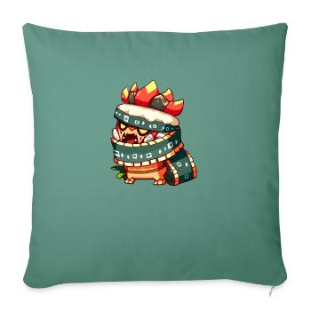 Comic Character - Sofa pillowcase 17,3'' x 17,3'' (45 x 45 cm) - cypress green - Front