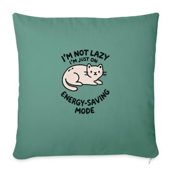 Lazy Cat - Sofa pillowcase 17,3'' x 17,3'' (45 x 45 cm) - cypress green - Front