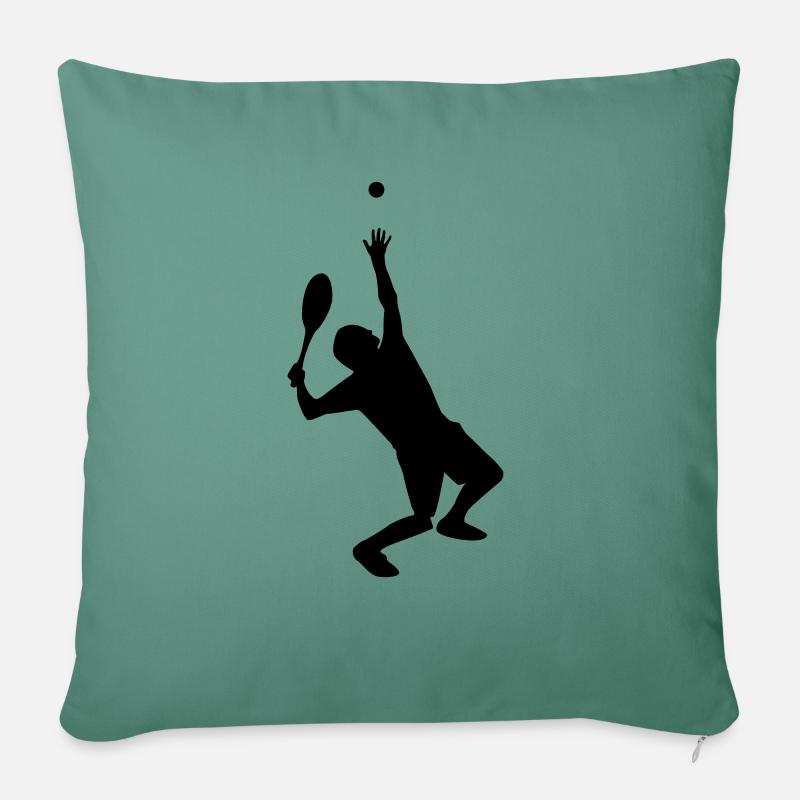 Tennis - Sofakissenbezug 45 x 45 cm - Tanngrün