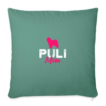 Puli mom - Sofa pillowcase 17,3'' x 17,3'' (45 x 45 cm) - cypress green - Front