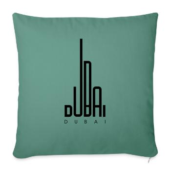 Dubai - Sofa pillowcase 17,3'' x 17,3'' (45 x 45 cm) - cypress green - Front