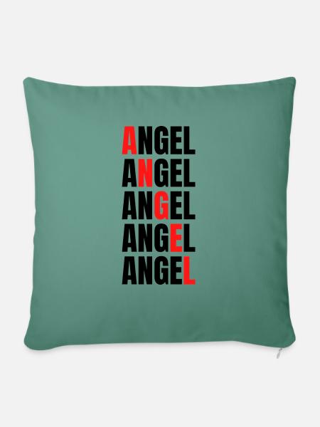 Angel - Sofakissenbezug 45 x 45 cm - Tanngrün