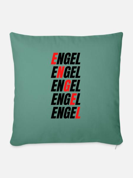 Engel - Sofakissenbezug 45 x 45 cm - Tanngrün