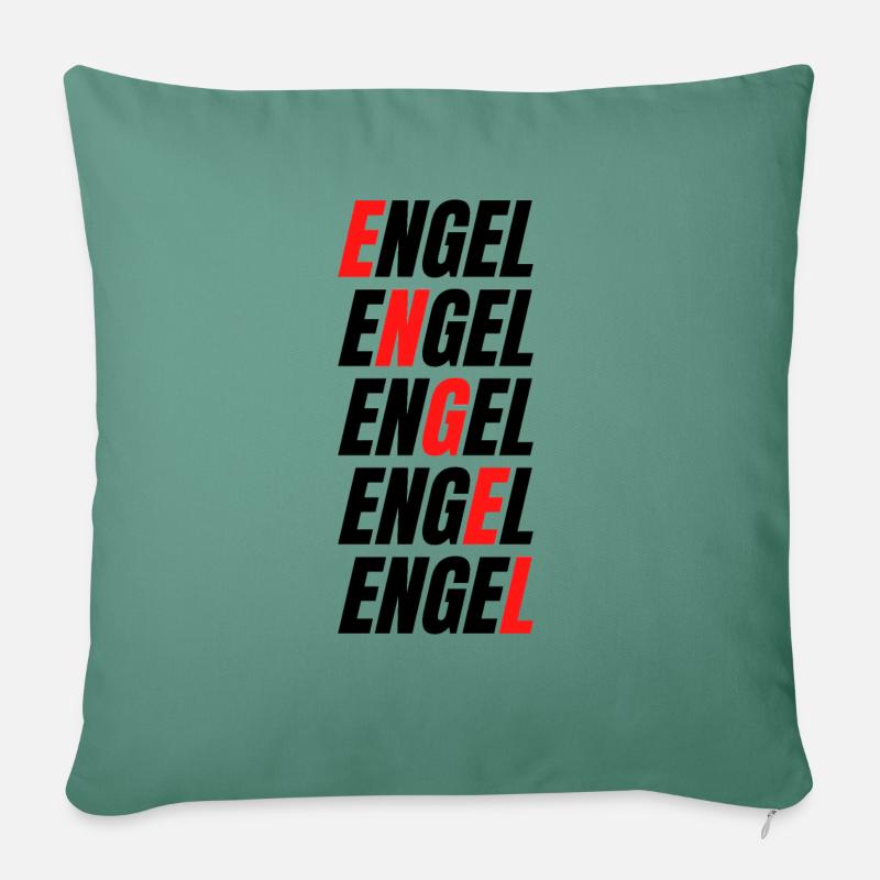 Engel - Sofakissenbezug 45 x 45 cm - Tanngrün